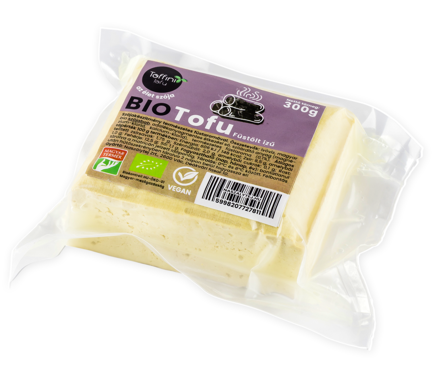 Toffini BIO tofu füstölt zacskós 300g